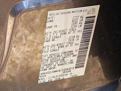 Used 2022 Nissan Frontier SV image 15