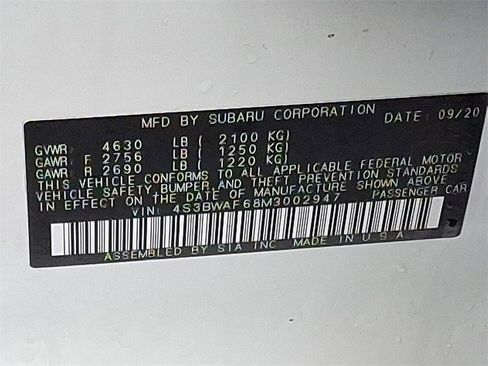 Certified 2021 Subaru Legacy Premium w/ Popular Package #1 image 28