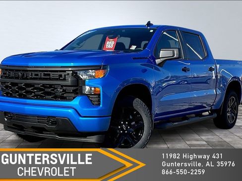 New 2026 Chevrolet Silverado 1500 Custom w/ Turbomax Blackout Package AWD/4WD image 1