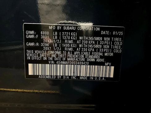 Used 2025 Subaru Ascent Onyx Edition AWD/4WD image 34