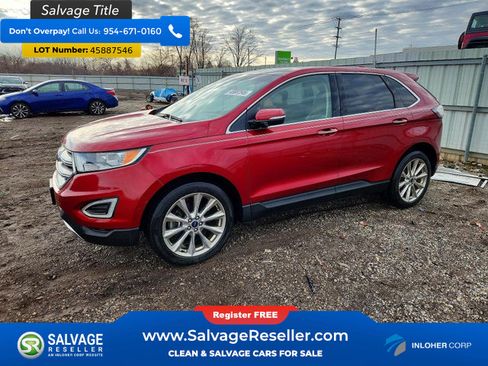 Used 2017 Ford Edge Titanium w/ Equipment Group 301A AWD/4WD image 1