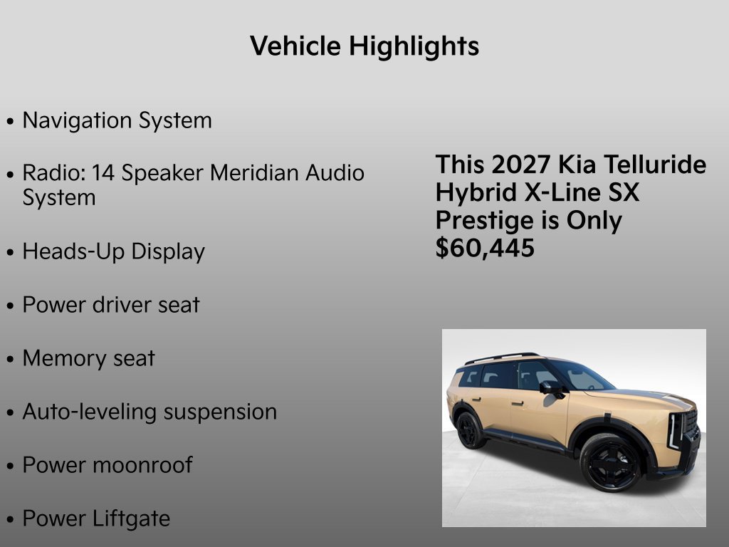 New 2027 Kia Telluride X-Line SX Prestige AWD/4WD image 33