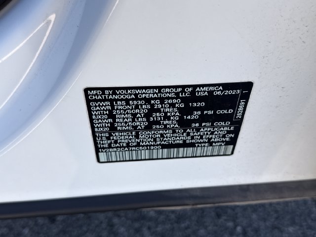 Used 2024 Volkswagen Atlas SEL AWD/4WD image 25