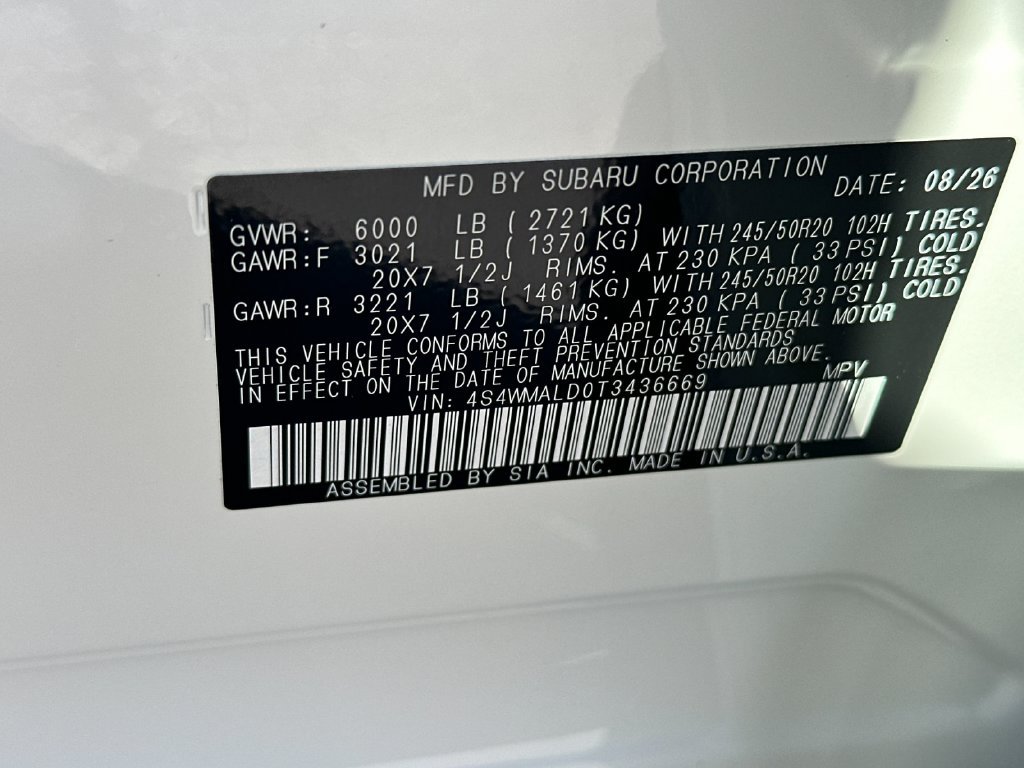 New 2026 Subaru Ascent Bronze Edition AWD/4WD image 34