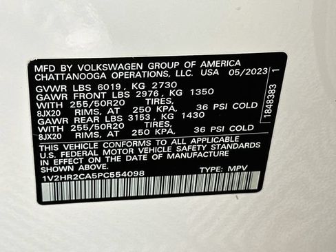 Certified 2023 Volkswagen Atlas SE w/ Black Wheel Package AWD/4WD image 33