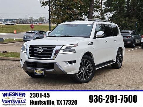 Used 2022 Nissan Armada Platinum w/ Captain's Chairs Package image 1