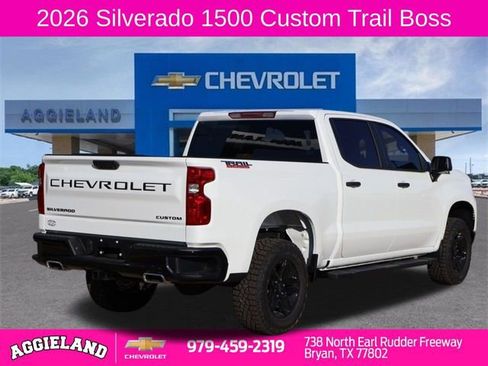 New 2026 Chevrolet Silverado 1500 Custom Trail Boss w/ LPO, Dark Essentials Package AWD/4WD image 4