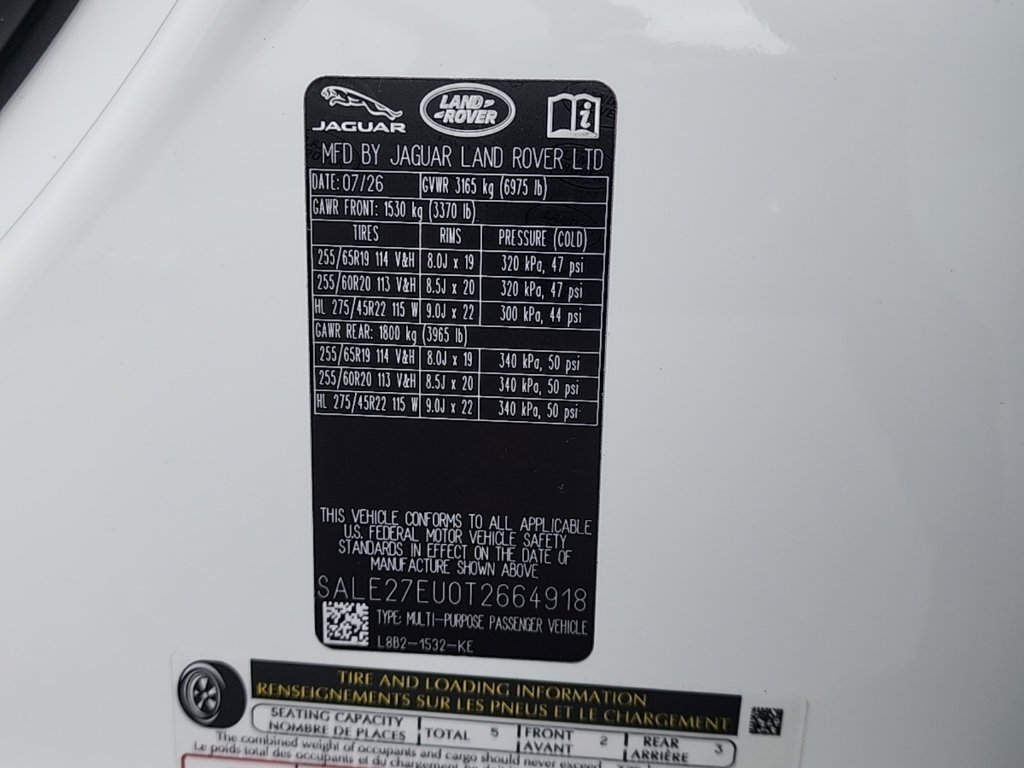New 2026 Land Rover Defender 110 X-Dynamic SE AWD/4WD image 30