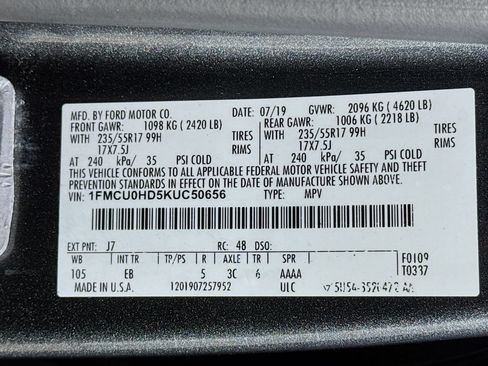 Used 2019 Ford Escape SEL FWD image 34