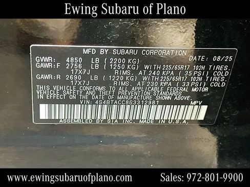 Used 2025 Subaru Outback Premium AWD/4WD image 33