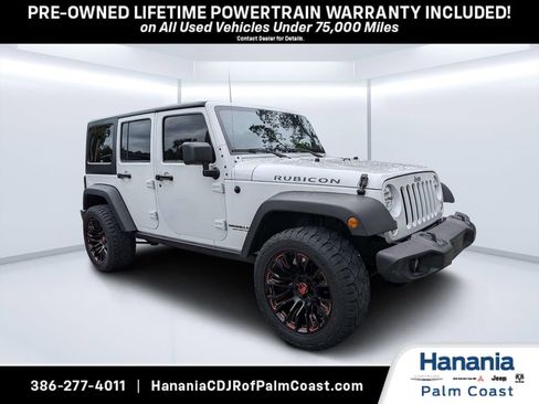 Used 2016 Jeep Wrangler Unlimited Rubicon w/ Connectivity Group AWD/4WD image 1