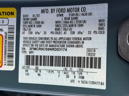 Used 2022 Ford Bronco Sport Outer Banks w/ Tech Package image 36