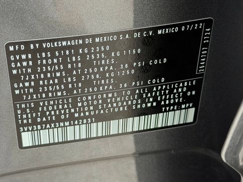 Used 2022 Volkswagen Tiguan SE FWD image 21