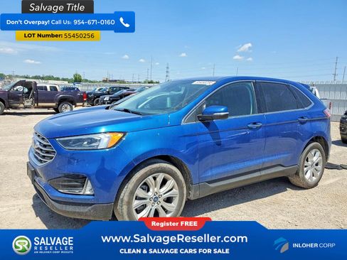 Used 2022 Ford Edge Titanium w/ Equipment Group 301A AWD/4WD image 1