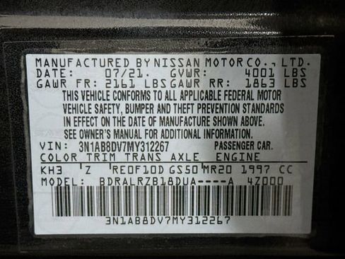 Certified 2021 Nissan Sentra SR image 31