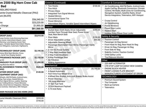 Used 2024 RAM 2500 Big Horn w/ Safety Group AWD/4WD image 40
