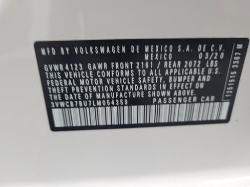 Used 2020 Volkswagen Jetta SE w/ SE Cold Weather Package FWD image 33