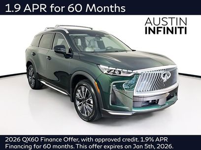 New 2026 INFINITI QX60 Luxe w/ Cargo Package