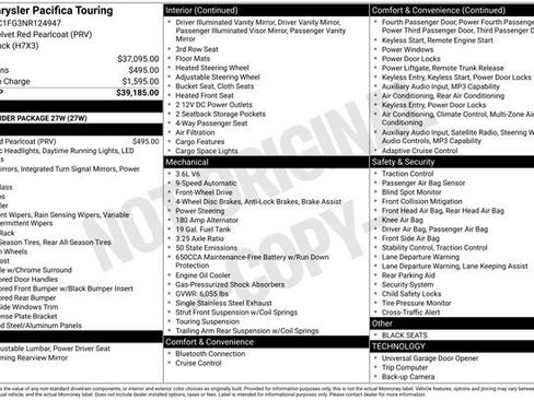 Used 2022 Chrysler Pacifica Touring FWD image 7