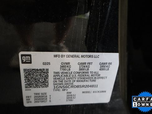 Used 2025 Chevrolet Suburban LT AWD/4WD image 36