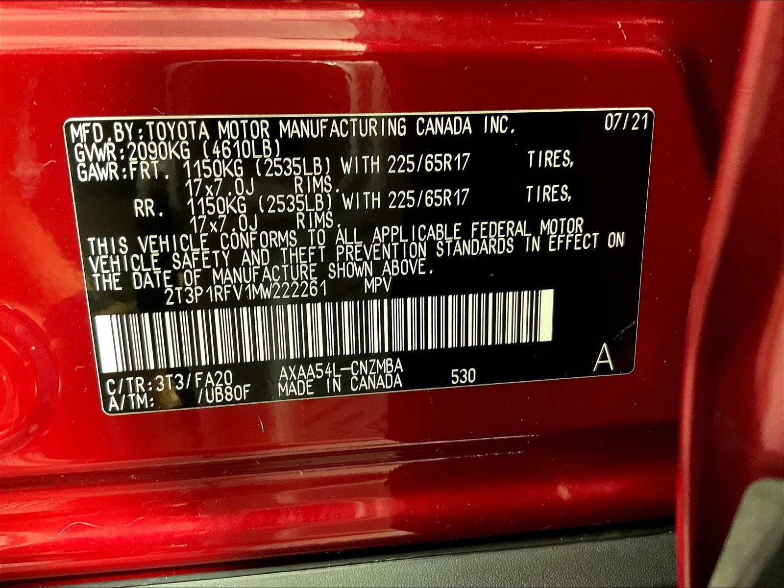 Used 2021 Toyota RAV4 XLE w/ Convenience Package AWD/4WD image 19