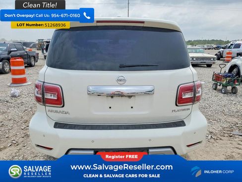 Used 2017 Nissan Armada Platinum w/ Captain Seat Package RWD image 8