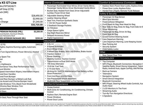Used 2026 Kia K5 GT-Line w/ GT-Line Premium Package FWD image 25