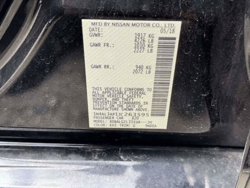Used 2018 Nissan Altima 2.5 S w/ S Convenience Package FWD image 15