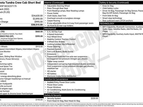 Used 2012 Toyota Tundra 4x4 CrewMax w/ Tow Pkg image 8