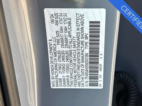 Certified 2025 Honda CR-V LX image 34