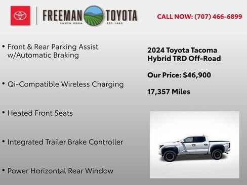 Used 2024 Toyota Tacoma TRD Off-Road w/ TRD Off Road Upgrade Package AWD/4WD image 12