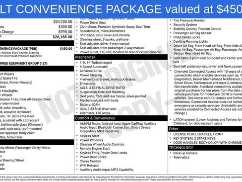 Used 2019 Chevrolet Trax LT w/ LT Convenience Package AWD/4WD image 3