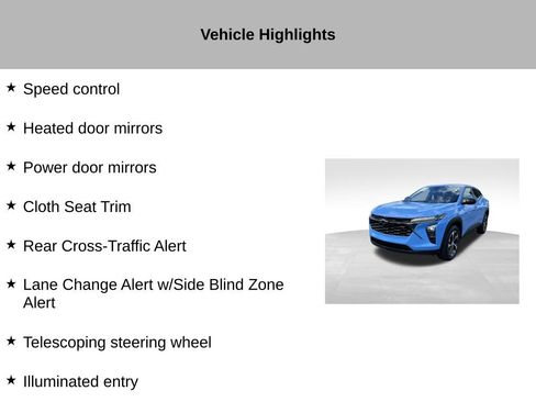 Used 2024 Chevrolet Trax RS w/ Driver Confidence Package FWD image 45