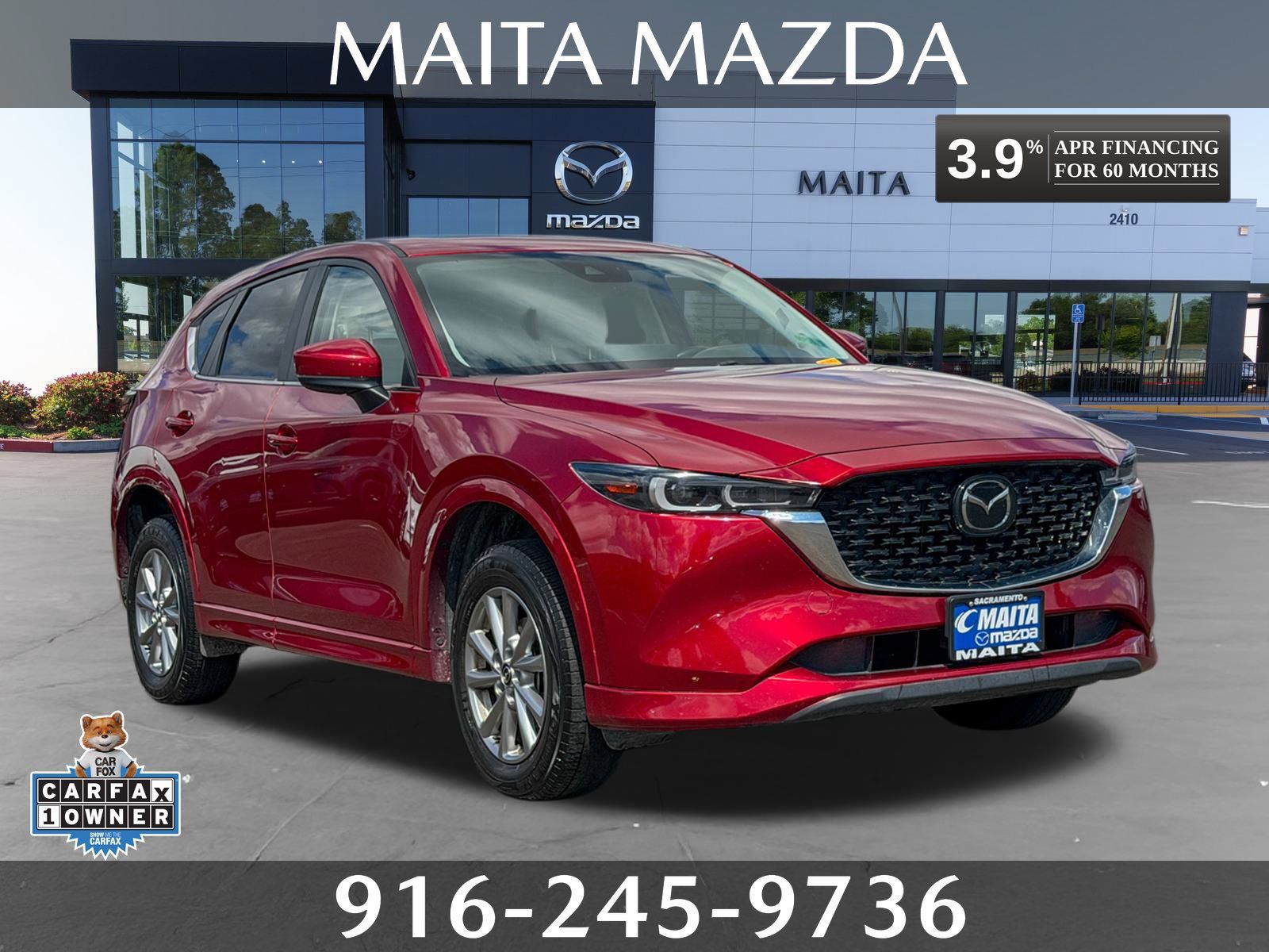 Certified 2025 MAZDA CX-5 AWD 2.5 S w/ Preferred Package 360° Tour