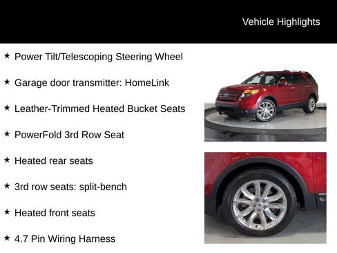Used 2014 Ford Explorer Limited w/ Equipment Group 302A AWD/4WD image 32
