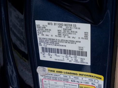 Used 2014 Ford F150 Lariat w/ Equipment Group 502A Luxury image 54