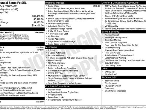 Certified 2023 Hyundai Santa Fe SEL w/ Premium Package image 34