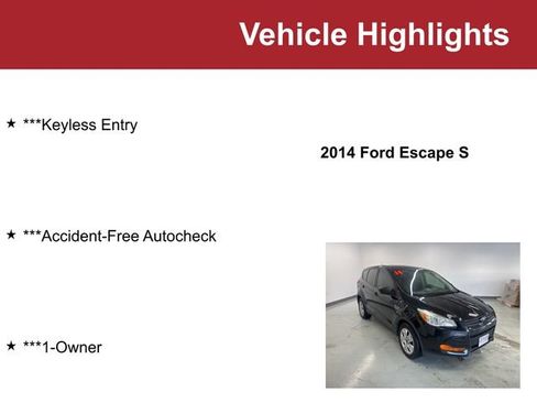 Used 2014 Ford Escape S image 2