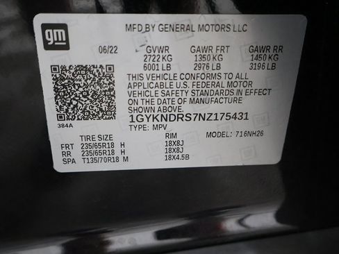 Used 2022 Cadillac XT5 Premium Luxury w/ LPO, Floor Liner Package image 49