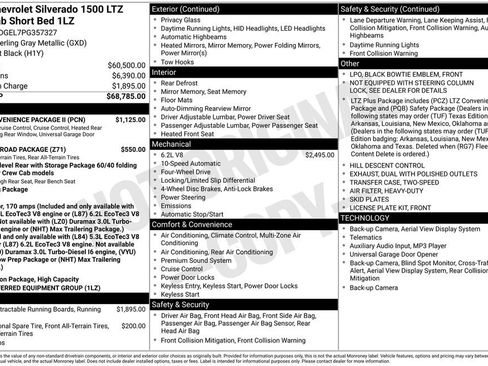 Used 2023 Chevrolet Silverado 1500 LTZ w/ LTZ Convenience Package II image 33