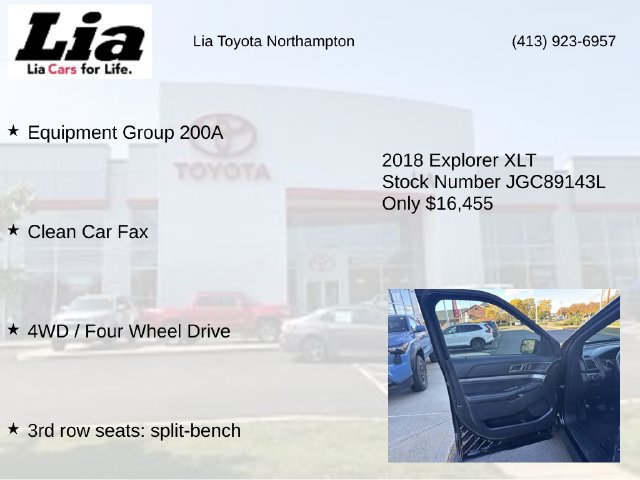 Used 2018 Ford Explorer XLT AWD/4WD image 7