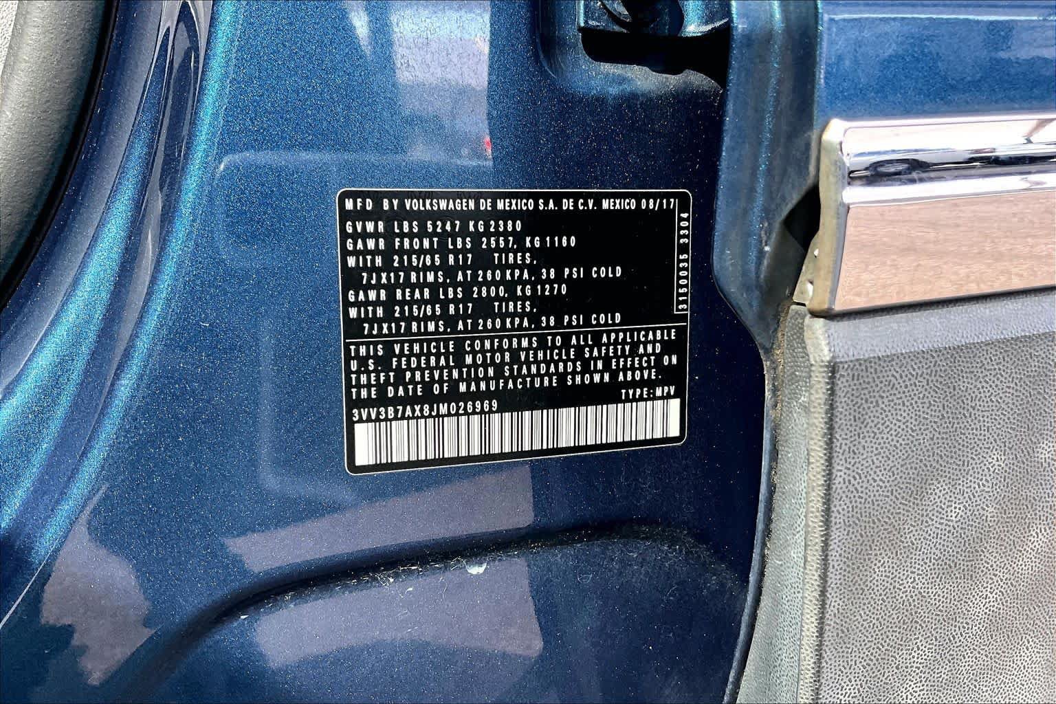 Used 2018 Volkswagen Tiguan SE FWD image 33