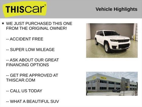 Used 2022 Jeep Grand Cherokee L Laredo w/ Luxury Tech Group I RWD image 10
