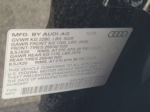 Certified 2026 Audi Q3 quattro 2.0T AWD/4WD image 31