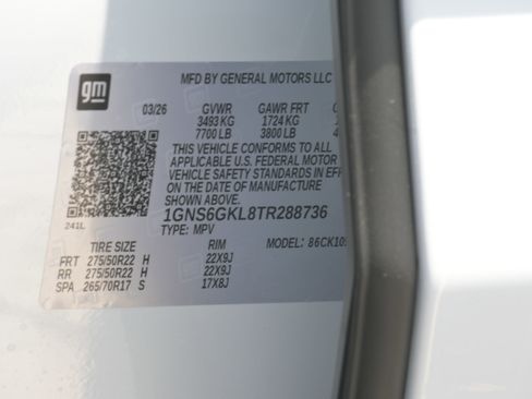 New 2026 Chevrolet Suburban High Country AWD/4WD image 47