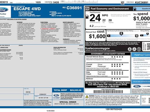 Used 2019 Ford Escape SE AWD/4WD image 32