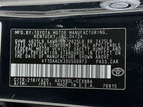Certified 2025 Toyota Camry LE FWD image 31