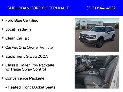 Used 2022 Ford Bronco Sport Big Bend w/ Convenience Package image 4