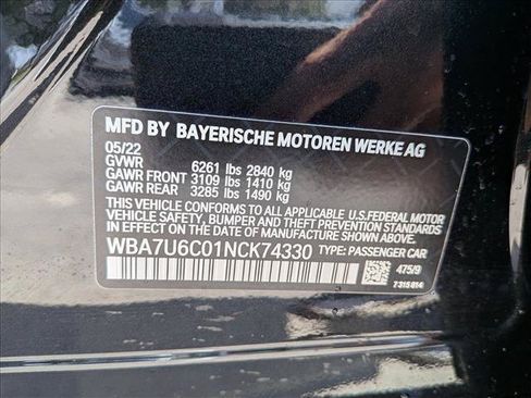 Used 2022 BMW M760i xDrive w/ Luxury Rear Seating Package AWD/4WD image 18