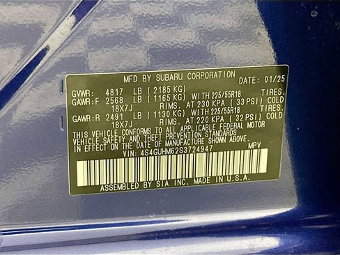 Certified 2025 Subaru Crosstrek 2.5i Limited w/ Popular Package #3A image 29